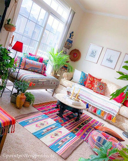 how to add colour to living spaces