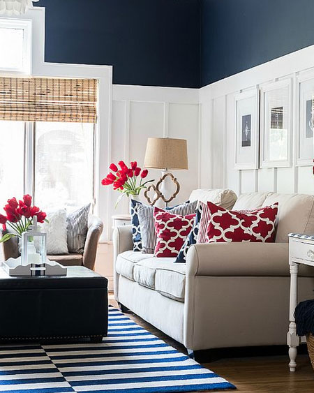 add cushions for colour