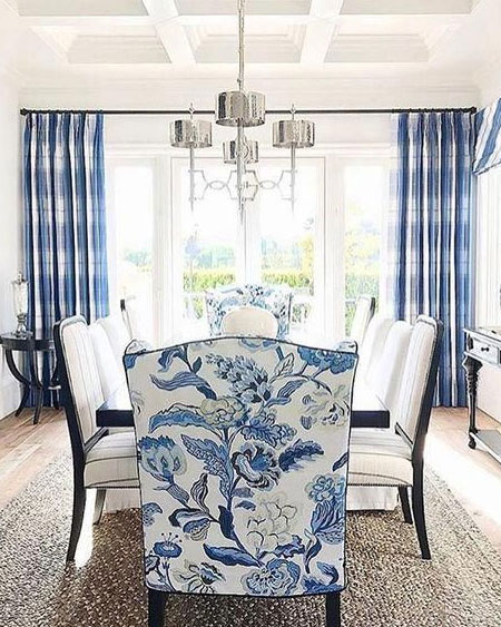 add colour with curtains or blinds