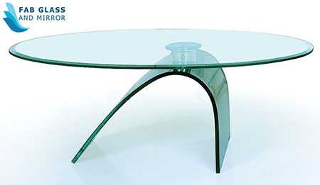 round glass top table