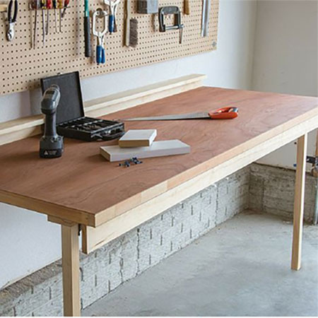 make a fold down workbench