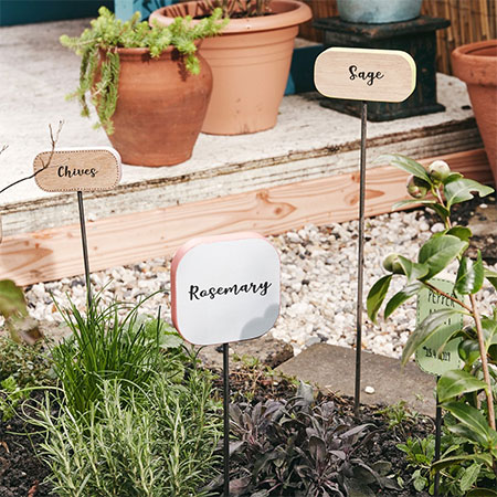 Decorative Signs for a Veggie or Herb Garden
