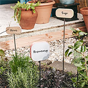 decorative signs for veggie or herb garden