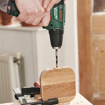 drill hole for mounting aluminium rod