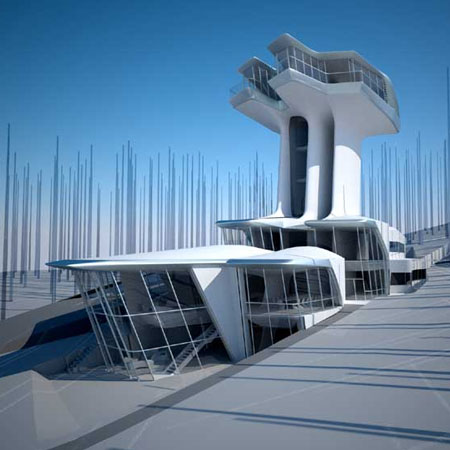Zaha Hadid house for Naomi Campbell