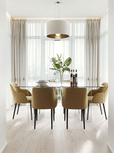 Ideas For Glass Dining Tables, Glass Round Tables And Chairs