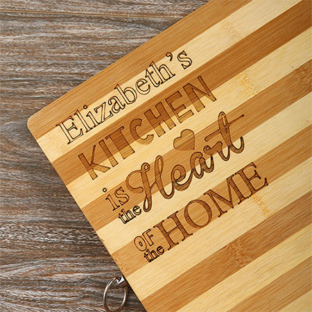 personalised chopping board