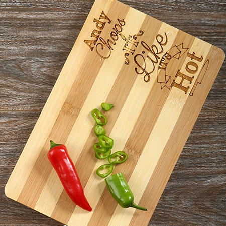 personalised chopping board