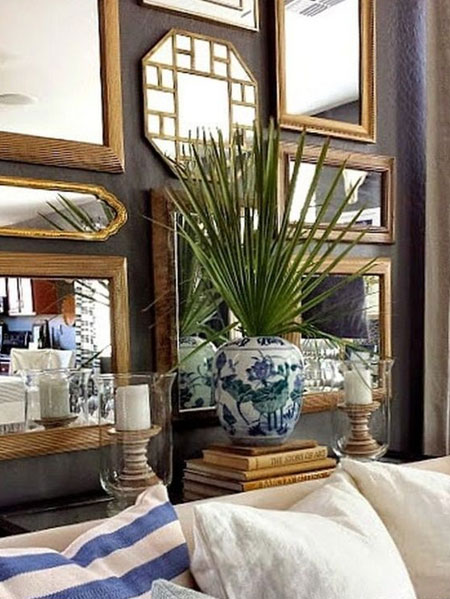 how to hang mirrors
