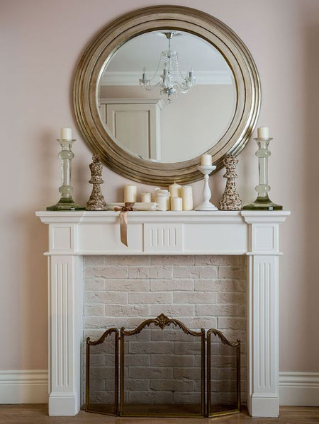 build faux fireplace