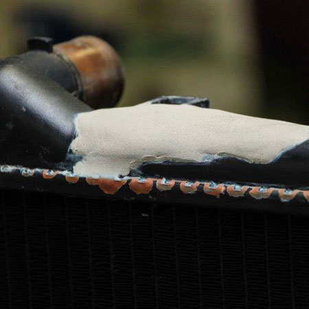 repair leak in radiator