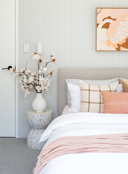 Cool, Calm and Serene Bedroom Makeover