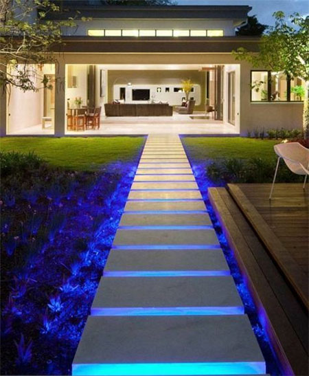 LED Strip Lighting for a Garden