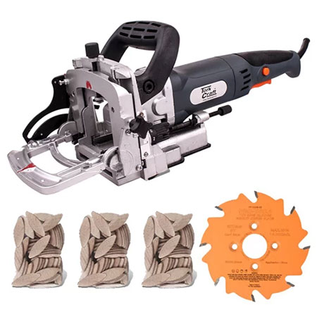 If you or someone you know, is a DIY enthusiasts, the Tork Craft Biscuit Joiner is a great gift to give