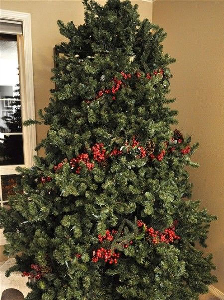 add tinsel to christmas tree