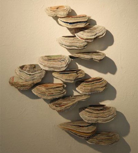 tree mushroom shelves