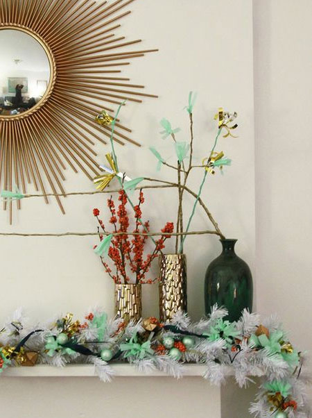 festive christmas blush pink decor