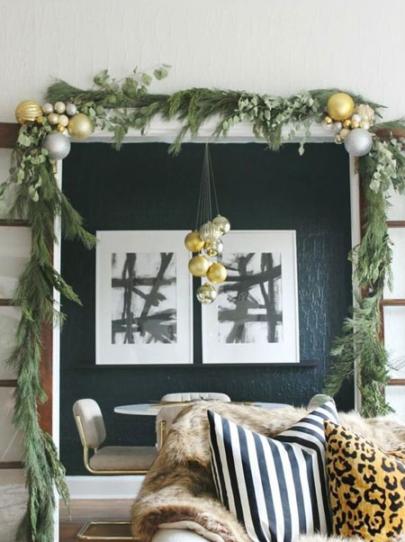 eucalyptus foliage swag christmas time