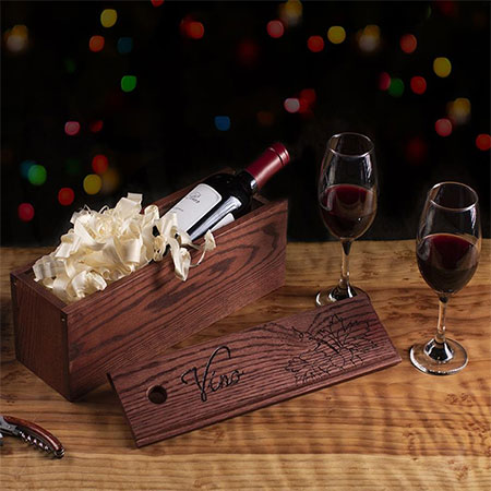 make diy wine gift box