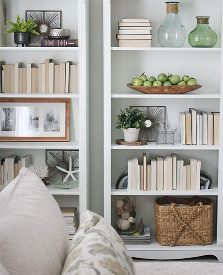  trendy ways to style a bookcase and make it an instant feature