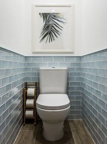 how to tile walls guest bathroom