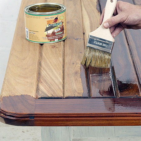 Badly Scratched Table gets upcycled