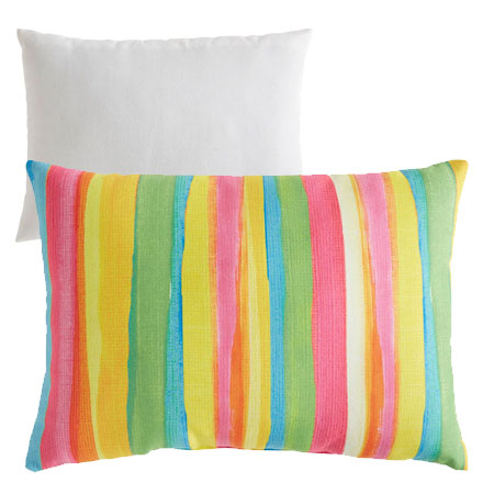 use fabric paint to decorate cushions