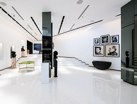 Inhouse Design Studio was approached to design an art gallery
