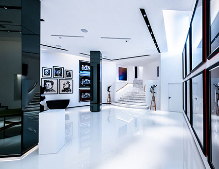 Inhouse Design Studio was approached to design an art gallery