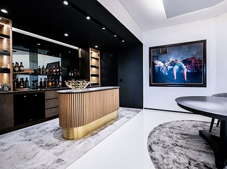 Inhouse Design Studio was approached to design an art gallery