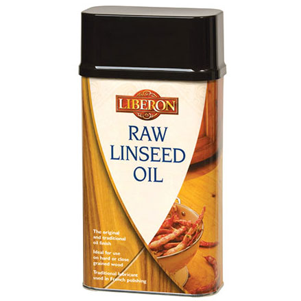 use raw linseed oil as a wood finish