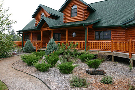 Building with log cabin kits