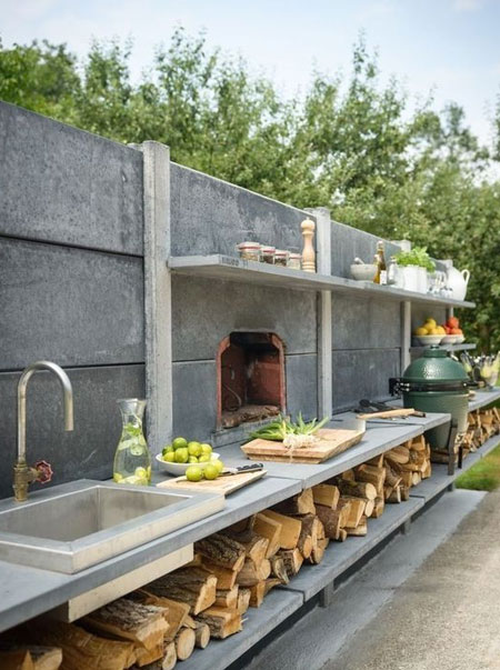 build outdoor kitchen
