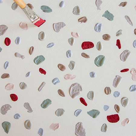 Terrazzo Table with Annie Sloan Chalk Paints