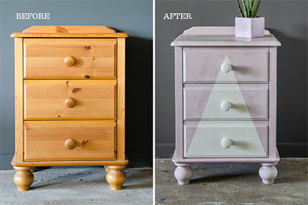upcycle furniture with chalk paint