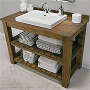 make wooden bathroom vanity