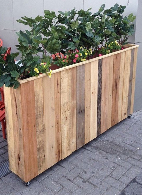 Reclaimed Wood Planters and Window Boxes