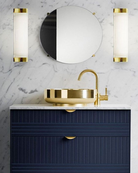 gold taps and fittings for bathrooms