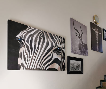 ways to hang art on wall