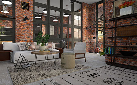 open plan living