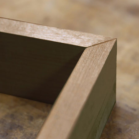 mitred joint for corners
