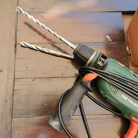 alpen drill bit for drilling into wall