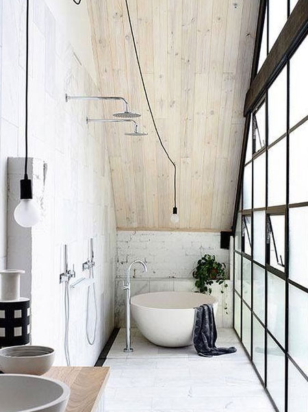 circular baths for compact bathrooms