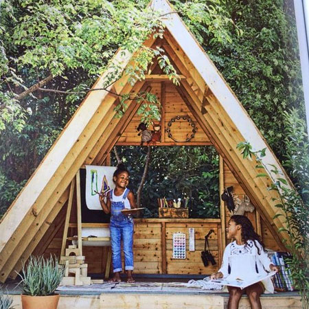 wendy a frame house for kids garden
