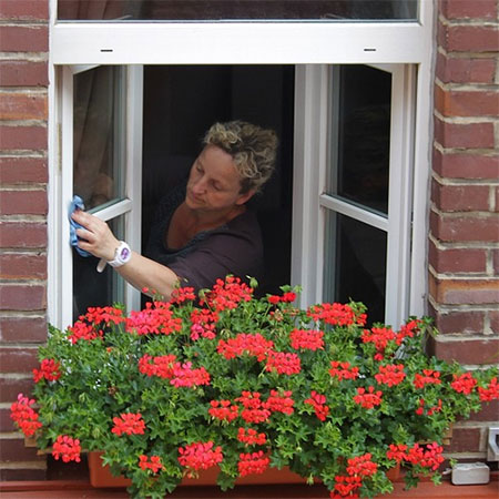 how to clean and wash windows