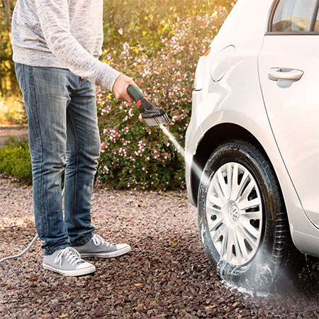 Using a Power or Pressure Washer