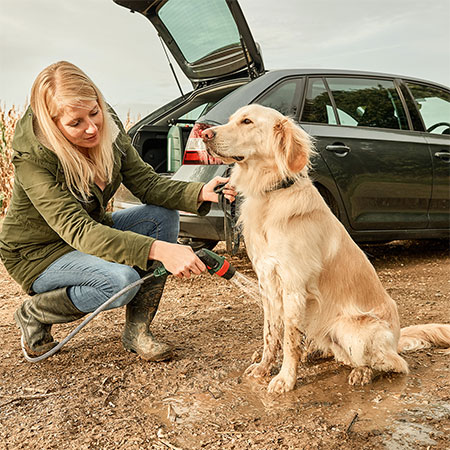 take the bosch fontus anywhere for cleaning jobs