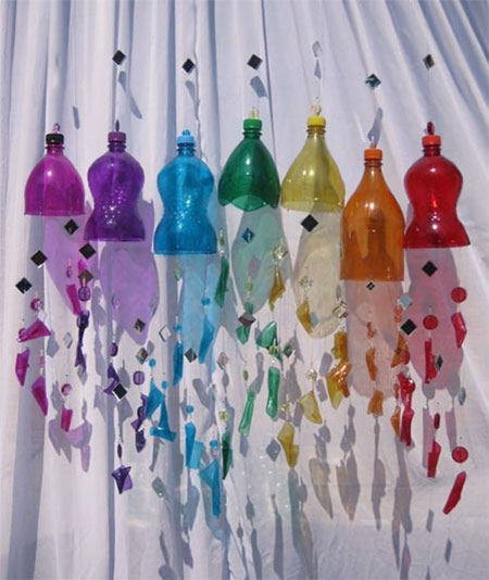 Colour Craft Ideas for Recycling Plastic Bottles