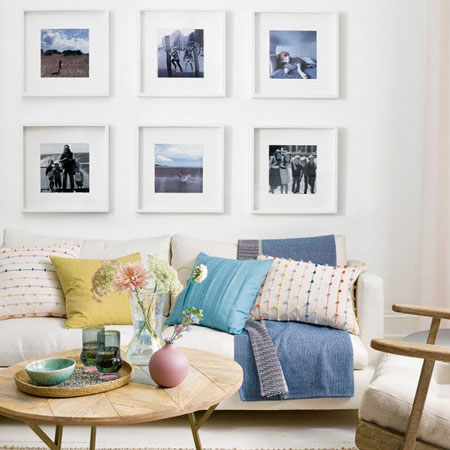 Decorate a Blank Wall with photo gallery