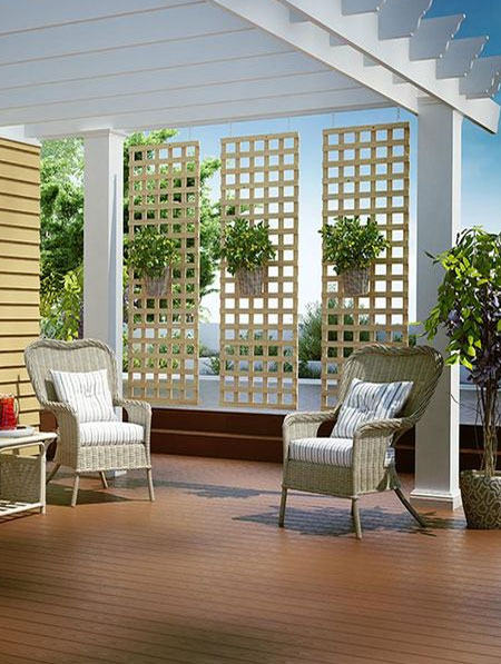 use trellis to make privacy screen